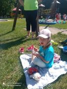 piknik na placu zabaw