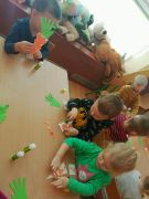"Marchewka"- wydzieranka z papieru