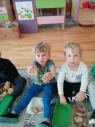 Prezentacja stempli wykonanych z ziemniaków