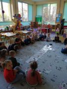 "W lesie"- zabawa z rymowanką