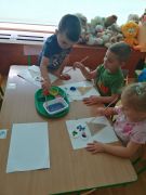 "Lody"-praca plastyczna