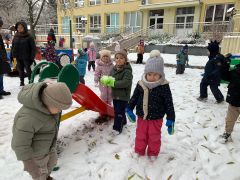 Zabawy na śniegu 