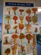 "Jesienne drzewo"- praca plastyczna