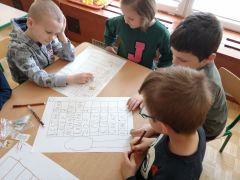 "Winda w zaczarowanym domu"- zajęcia matematyczne
