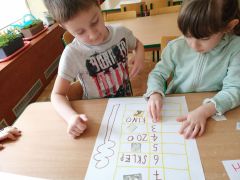 "Winda w zaczarowanym domu"- zajęcia matematyczne