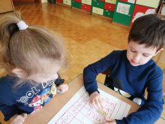 "Winda w zaczarowanym domu"- zajęcia matematyczne