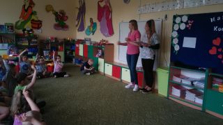 Spotkanie ze studentkami.