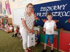 Michał - nagroda za zajęcie III miejsca w Ogólnopolskim konkursie 