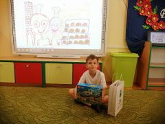 Michał - nagroda za zajęcie III miejsca w Ogólnopolskim konkursie 